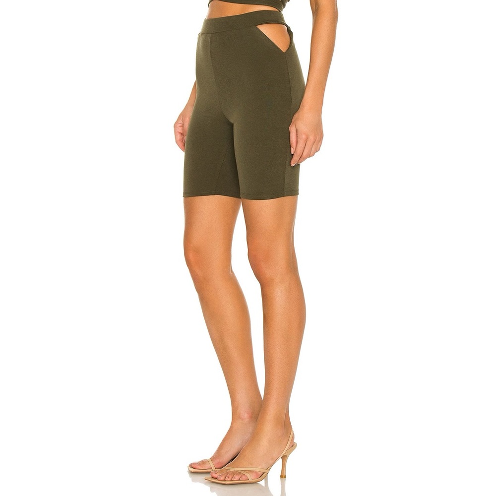 Michael Costello x REVOLVE Mateo Biker Shorts in Green from Revolve